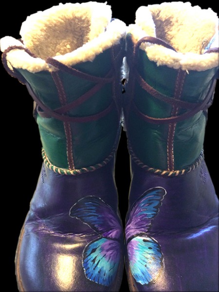 formerly brown Ugg boots