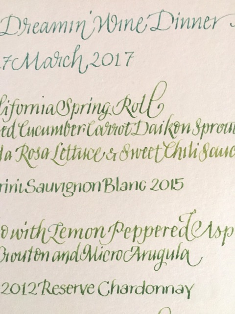 Menu detail